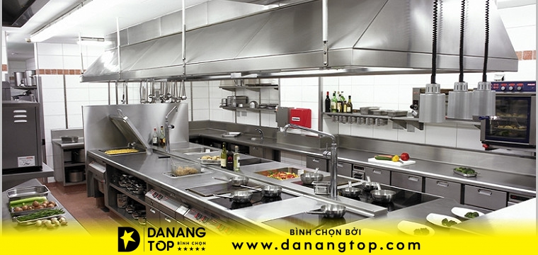 Top 8 đơn vị sản xuất bếp công nghiệp inox tại Đà Nẵng